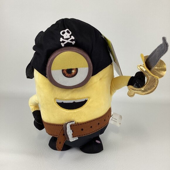 Universal Other - Despicable Me Minions Haunt & Taunt Pirate Electronic 11" Plush Stuffed Toy TAGS